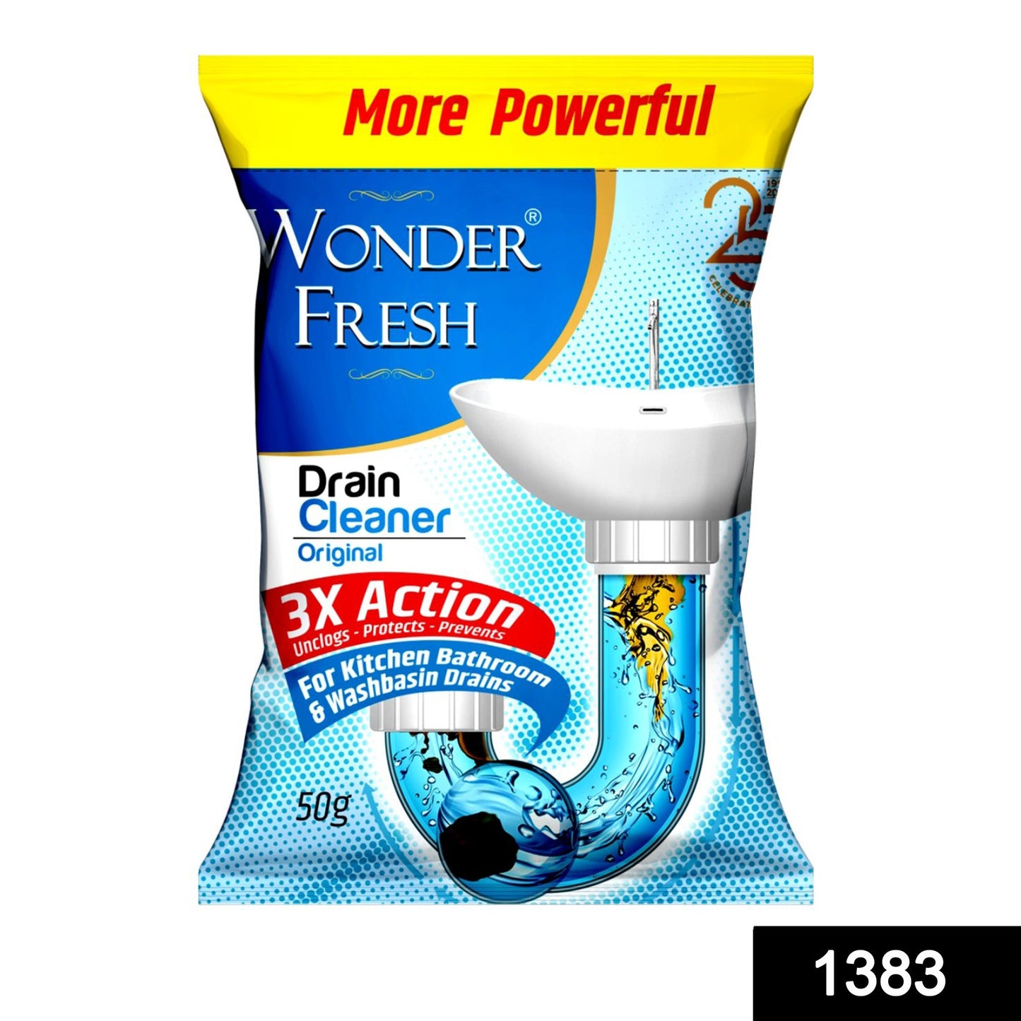 Click Baazar Wonder Fresh Drain Cleaning Powder for effective kitchen and bathroom drain maintenance